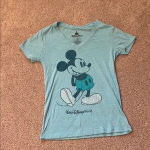 teal mickey mouse t-shirt